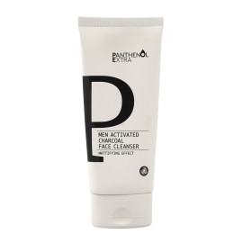 Panthenol Extra Men Activated Charcoal Face Cleanser Αφρίζον Gel Καθαρισμού Προσώπου 150ml