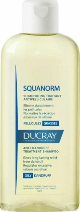 Ducray Squanorm Σαμπουάν κατά της Λιπαρής Πιτυρίδας 200ml