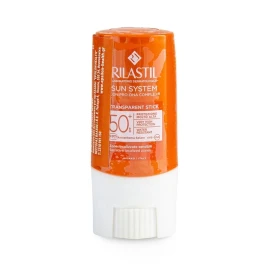 Rilastil System Прозрачен слънцезащитен стик за чувствителни зони SPF50 8.5 мл