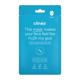 Clinea Moisturizing Biocellulose Face Mask Ενυδατική Μάσκα Προσώπου, 1τμχ