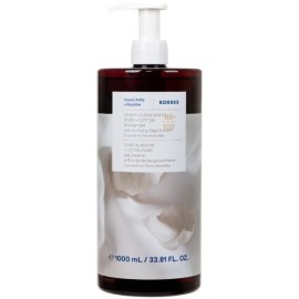 Korres White Blossom Αφρόλουτρο Λευκά Ανθη + Βαμβάκι 1000ml