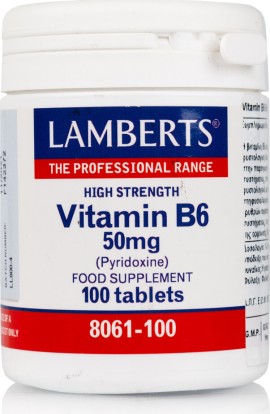 Lamberts Vitamin B6 Βιταμίνη 50mg 100tabs
