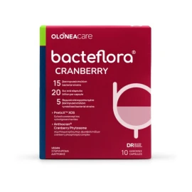 Olonea BacteFlora Червена боровинка с екстракт от червена боровинка, пробиотици и пребиотици 10 растителни капсули