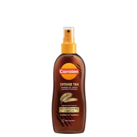 Слънцезащитен спрей за тяло Carroten Intense Tan Oil SPF0 за интензивен тен 70 мл