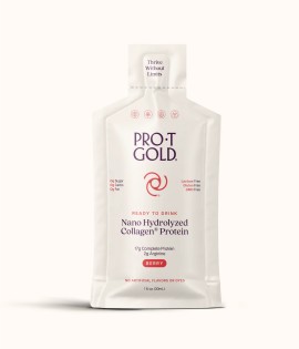 ProT GOLD Liquid Nano Hydrolyzed Protein Συμπυκνωμένο Συμπλήρωμα Διατροφής Πρωτεϊνών με Γεύση Βατόμουρο, 1τμχ x 30ml