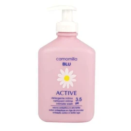Camomilla Blu Active pH 3.5 почистваща течност, подходяща за репродуктивна възраст 300 мл