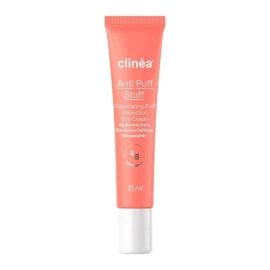Clinea Anti-Puff Stuff гел-крем за очи за торбички и тъмни кръгове с хиалуронова киселина 15 мл
