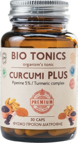 Bio Tonics Curcumi Plus 30 κάψουλες
