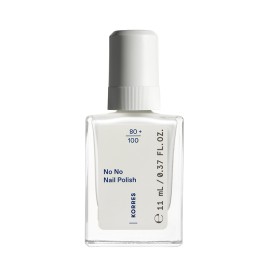 Korres No No Nail Polish 01 Pure White Βερνίκι Νυχιών Μακράς Διαρκείας με Λάδι Αμυγδάλου 11ml
