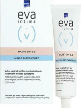 Eva Intima Minor Discomfort Moist pH 5.5 50gr & 9 εφαρμοστές