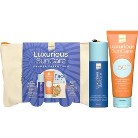 Luxurious PROMO 2025 Suncare με Q10 Repairing Serum Αντιοξειδωτικός Ορός Επανόρθωσης 50ml & High Protection Face Cream Αντηλιακό Προσώπου Υψηλής Προστασίας SPF50 75ml