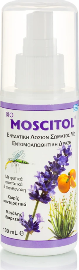 Лосион против насекоми Medichrom Bio Moscitol в спрей, подходящ за деца 100 мл