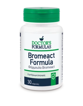 Формула BROMEACT на Doctors Formulas с противовъзпалително действие върху ставите 30 капсули