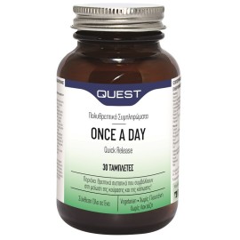 Quest Πολυβιταμίνη Multi-nutrients Once A Day Quick Release 30tabs