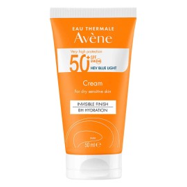 Avene Soins Solaire Αντηλιακή Κρέμα Προσώπου για Ευαίσθητο και Ξηρό Δέρμα SPF50 50ml