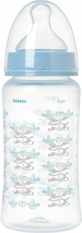 Korres Μπιμπερό Agali Πλαστικό Blue 3m+ 300ml