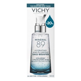 Vichy (Promo -20%) Mineral 89 Hyaluronic Acid Face Moisturizer Ενυδατικό Booster Προσώπου για Καθημερινή Χρήση, 50ml