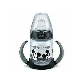 Nuk Disney Mickey Εκπαιδευτικό Μπιμπερό με Λαβές First Choice 6m+ Γκρι 150ml 10.743.944
