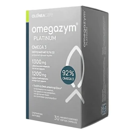 OLONEA Omegazym Platinum, Рибено масло с максимално съдържание на Омега3 30 капсули