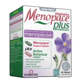 Vitabiotics Menopace Plus Για την Περίοδο της Εμμηνόπαυσης 56tabs
