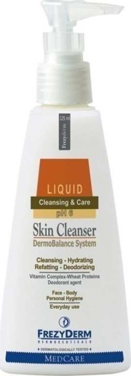 Frezyderm Skin Cleanser Αφρός Καθαρισμού Προσώπου - Σώματος για Ευαίσθητες Επιδερμίδες 125ml