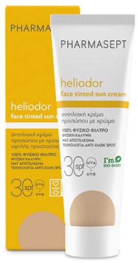 Pharmasept Heliodor Αντηλιακή Κρέμα Προσώπου με Χρώμα SPF30 50ml