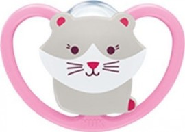 Nuk Space Σιλικόνης Pink Kitten 6-18m 1τμχ 10.736.385