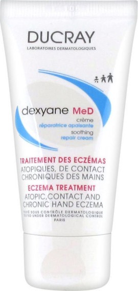 Ducray Dexyane Med Creme Reparatrice Apaisante Επανορθωτική Κρέμα για Εκζέματα για Πρόσωπο, Σώμα, Χέρια  30ml