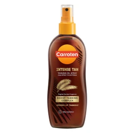 Слънцезащитен спрей за тяло Carroten Intense Tan Oil SPF0 за интензивен тен 150 мл