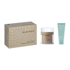 Time Eraser ПРОМО 2025 Pulse of Skin Nourish Rhythm Nourish крем с крем за лице против бръчки 50 мл и почистваща пяна с пребиотици 20 мл