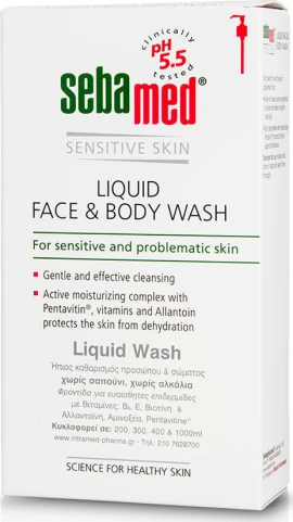 Sebamed Течен душ гел за лице и тяло 300 мл