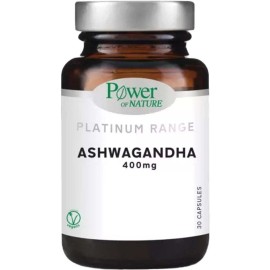 Power Of Nature Platinum Range Ashwagandha, Συμπλήρωμα με Εκχύλισμα Ασβαγκάνθας 400mg 30caps