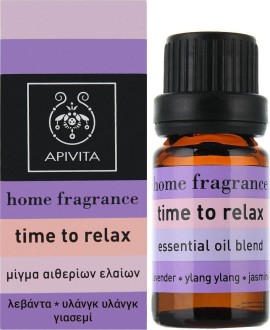 Apivita Time to Relax Μίγμα Αιθέριων Ελαίων 10ml