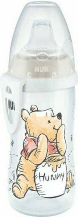 Nuk First Choice Παγουράκι Active Cup Σιλικόνης Winnie Γκρι 12m+ 300ml 10.255.414