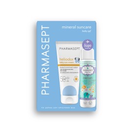 Pharmasept PROMO 2026 με Heliodor Baby Sun Cream SPF50 για Πρόσωπο & Σώμα, 100ml & ΔΩΡΟ Baby Care Mild Bath - Βρεφικό Αφρόλουτρο, 100ml