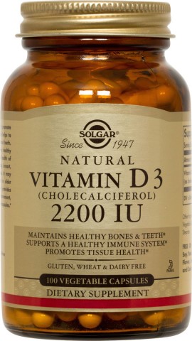 Solgar Vitamin D3 2200iu 100caps