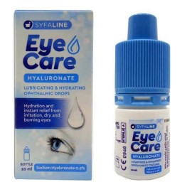 Syfaline Eye Care Hyaluronate, Λιπαντικές & Ενυδατικές Οφθαλμικές Σταγόνες 10ml