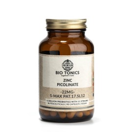 Bio Tonics Zinc Picolinate 22mg Πικολινικός Ψευδάργυρος 90caps
