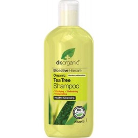 Dr Organic Tea Tree Shampoo Σαμπουάν με Βιολογικό Τεϊόδεντρο 265ml