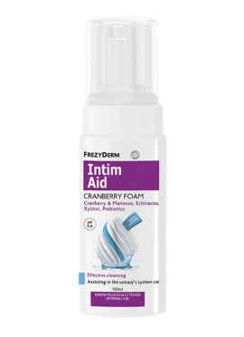 Frezyderm Intim Aid Пяна с червена боровинка Ph5.0 за чувствителна зона 100 мл
