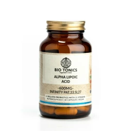 Bio Tonics Алфа липоева киселина 600 мг 60 растителни капсули