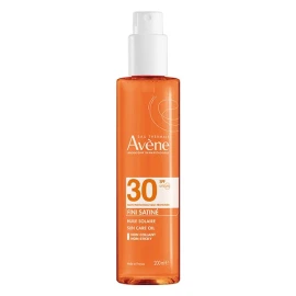 Avene Eau Thermal Huile Fini Satine SPF30 слънцезащитен крем за тяло 200 мл