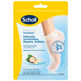 Scholl Μάσκα Αναζωογόνησης Ποδιών για Ξηρή Επιδερμίδα με Λάδι Macadamia 1τμχ