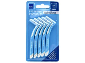 Intermed Chlorhexil 0,6mm Μεσοδόντια Βουρτσάκια Μπλε 5 τμχ