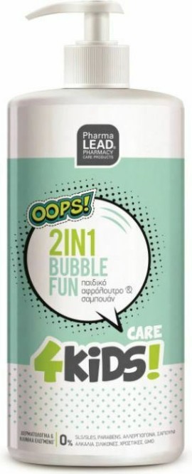 Pharmalead Bubble Fun Παιδικό Αφρόλουτρο και Σαμπουάν 1000ml