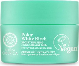 Natura Siberica Polar White Birch 24ωρη Λευκαντική Κρέμα-Gel Προσώπου με Υαλουρονικό Οξύ για Λιπαρές - Ακνεϊκές Επιδερμίδες 50ml