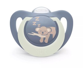 NUk First Choice Night Πιπίλα Σιλικόνης Κοάλα 18-36m 1τμχ 10.177.258
