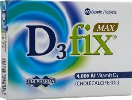 D3 Fix Max 4000iu 60 таблетки