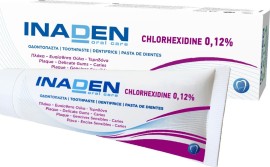 Inaden Chlorhexidine Toothpaste Οδοντόκρεμα με Χλωρεξιδίνη 0,12uml