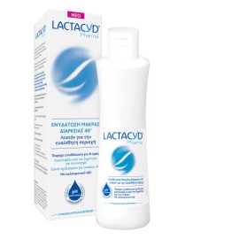 Lactacyd Pharma Long Lasting Moisturisation 40+ Λοσιόν Για Την Ευαίσθητη Περιοχή, Ενυδάτωση Μακράς Διαρκείας 250ml